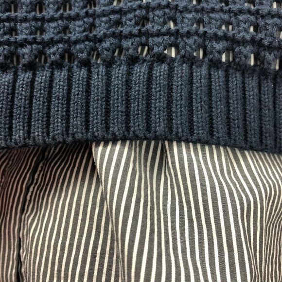 Christopher & Banks Blue Sweater Shirt size Medium - Picture 4 of 5